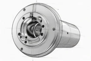spinner-multi-turret-part-sketch aerospace-part